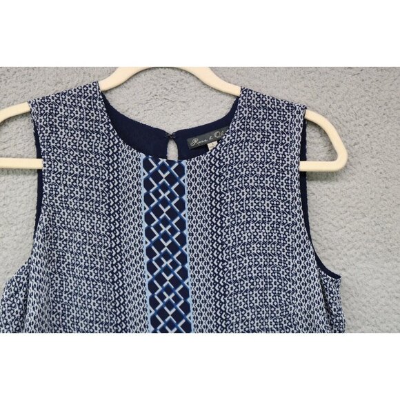 Rose & Olive Sleeveless Silky Tunic-Size Small-Flowy - Picture 3 of 10